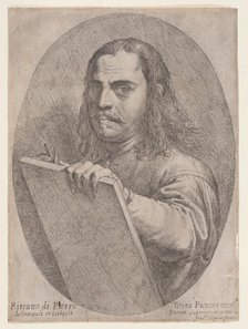 Self-Portrait, ca. 1645. Creator: Pietro Testa.