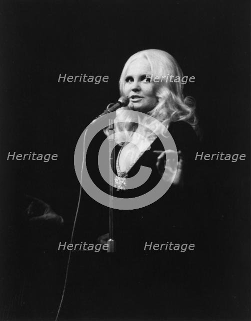 Peggy Lee, Royal Albert Hall, London, 1970. Creator: Brian Foskett.