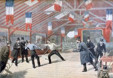 'A Tragic Duel: The Death of Monsieur Harry Alis', 1895. Artist: Oswaldo Tofani