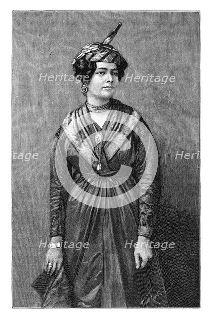 A Martinique creole woman, c1890. Artist: Henri Thiriat