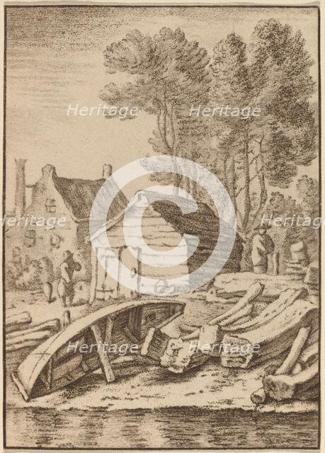 Shipyard, 1761, published 1765. Creator: Cornelis Ploos van Amstel.