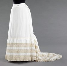 Petticoat, American, ca. 1885. Creator: Unknown.