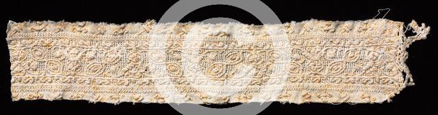 Fragment of a Band with Abstract Pattern, 1500s. Creator: Unknown.