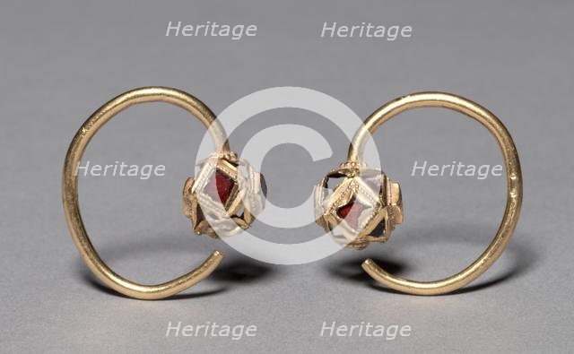 Earrings (pair), 400s. Creator: Unknown.
