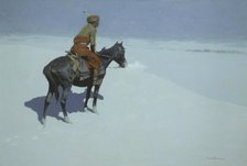 Friends Or Foes? (The Scout), 1902-05. Creator: Frederic Remington.