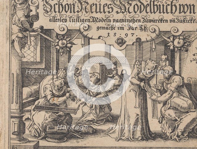 Schön Neues Modelbuch, 1597. Creator: Johann Sibmacher.