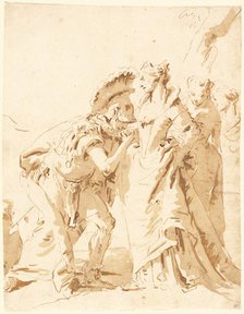 The Meeting of Antony and Cleopatra, mid 1740s. Creator: Giovanni Battista Tiepolo.