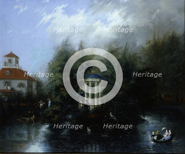 Pond in the Estate Garden, 1843.