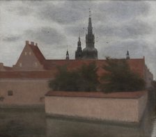 Frederiksborg Castle (Frederiksborg Slot) , 1914.