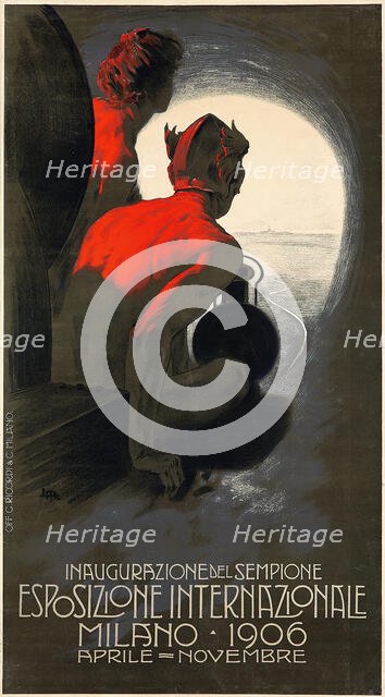 Esposizione Internazionale Milano, 1906, 1906. Creator: Metlicovitz, Leopoldo (1868-1944).