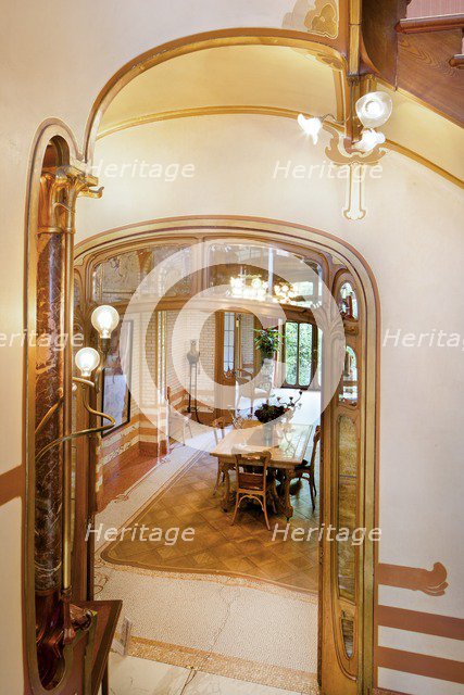 Maison Atelier Horta (Horta Museum), 23-25 Rue Americaine, Brussels, Belgium, c2014-2017. Artist: Alan John Ainsworth.