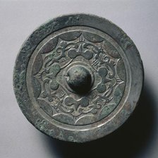 Mirror with Quatrefoil and Linked Arcs, early 1st-early 3rd century. Creator: Unknown.