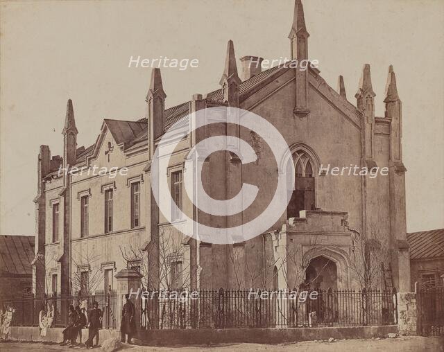 Maison Vertu, Sebastopol, 1855-1856. Creator: James Robertson.