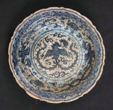 Dish with Phoenixes, Possibly Syria, late 17th century. Creator: Unknown.