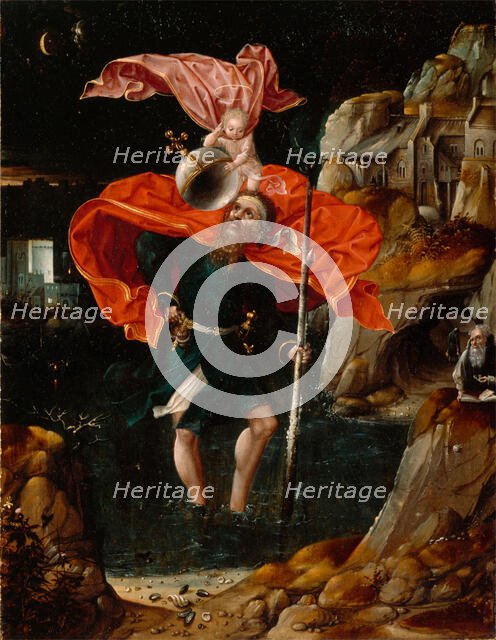 The Legend of St. Christopher, 16th century. Creator: Unknown.