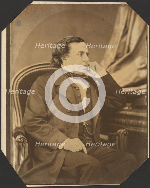 Portrait of Victor-Auguste-Francois Morel-Lavallee, 1858-1865. Creator: Pierre Petit.