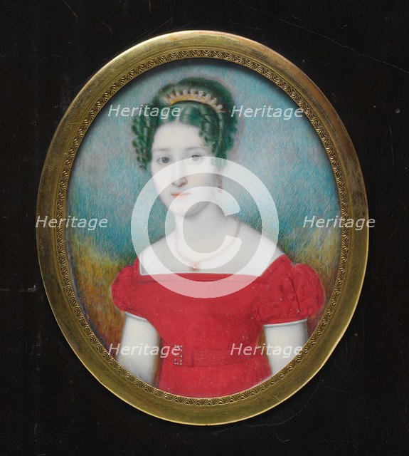 Eugenie Simon, 1827. Creator: Louis Antoine Collas.