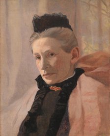 Frederikke von Scholten, née Arendrup, the Artist's Mother-in-Law, 1898-1902. Creator: Christian Mourier-Petersen.