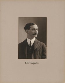 Portrait of the Mathematician Ernest Julius Wilczynski (1876-1932), 1900. Creator: Anonymous.