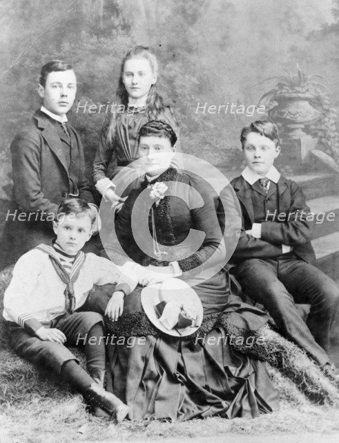 CS Rolls as a boy, 1880s. Artist: Unknown