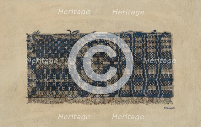 Homespun Wool, c. 1938. Creator: Raymond Manupelli.