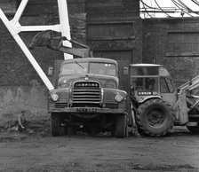 A Bedford 7 ton tipper being loaded at Rossington Colliery, near Doncaster, 1963. Artist: Michael Walters