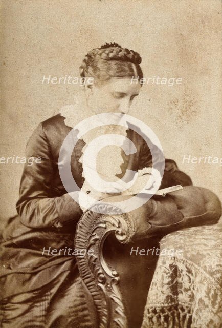 Lady Simpson, wife of Sir James Young Simpson, c1840s. Creator: John Moffat.