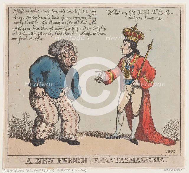 A New French Phantasmagoria, 1803., 1803. Creator: Thomas Rowlandson.