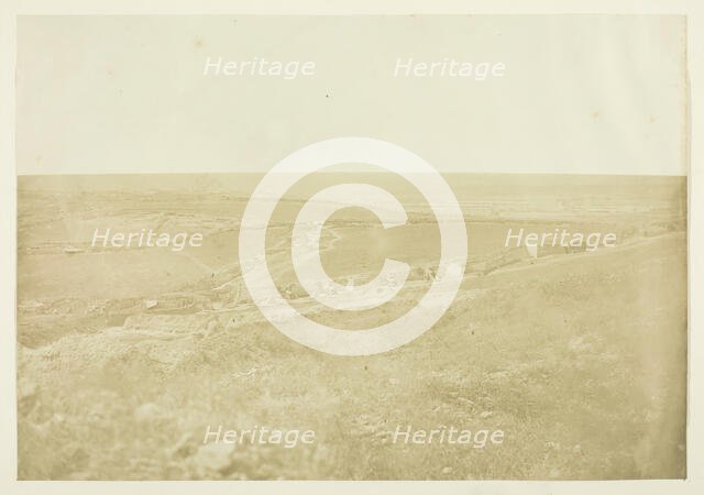 Batteries and Approaches of the English Right Attack upon the Redan, 1855. Creator: James Robertson.