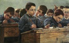 In the classroom, 1886. Creator: Martin des Amoignes, Paul Louis (1858-1925).