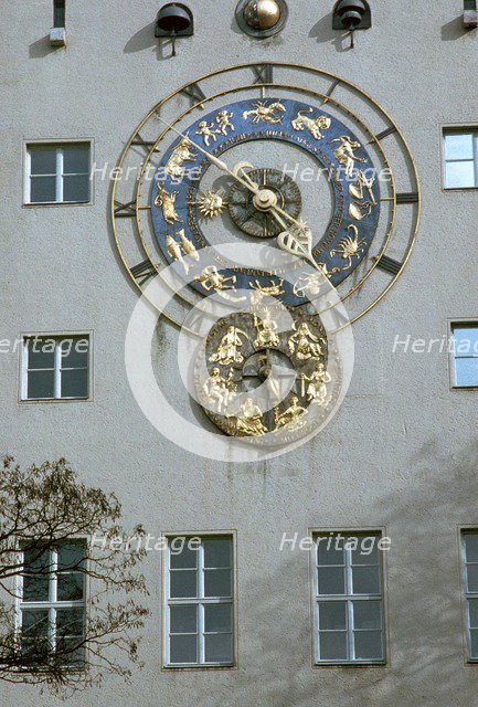Munich Astrological Cloc, 1950s. Artist: Unknown