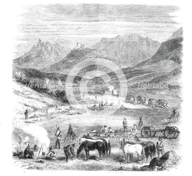 The Revolution in Sicily - "Our First Bivouac at sunrise, near Villafrati" - from a sketch..., 1860. Creator: Unknown.