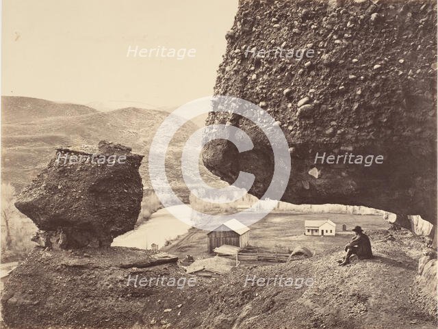 Hanging Rock, Foot of Echo Cañon, 1867-68. Creator: Andrew Joseph Russell.