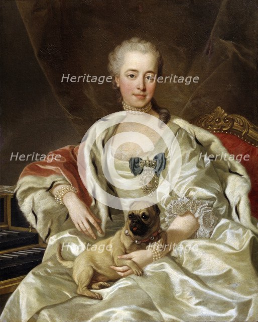 'Portrait of Countess Ekaterina Golitsyna', 1759.  Artist: Louis Michel van Loo