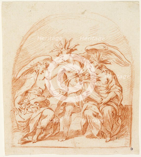 Allegorical Figure of Summer Flanked by Pomona and Ceres, c. 1630.
