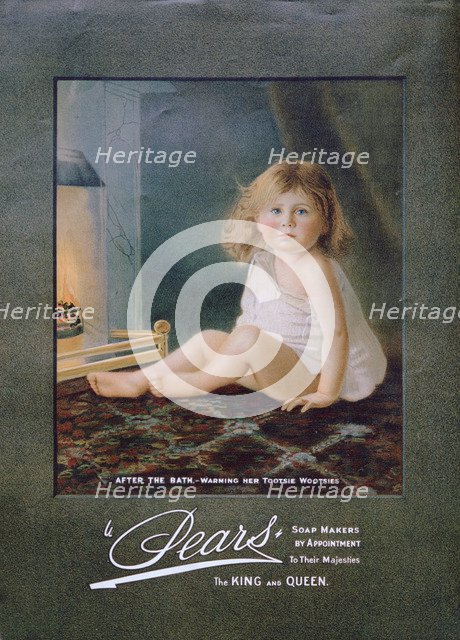 Pears soap advert, 1914. Artist: Unknown