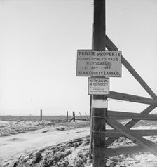 Kern County, California is largely in the hands of big landowners, 1939. Creator: Dorothea Lange.