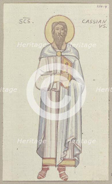 A detail of a mosaic in San Marco in Venice, 1818-1843. Creator: Johann Anton Ramboux.