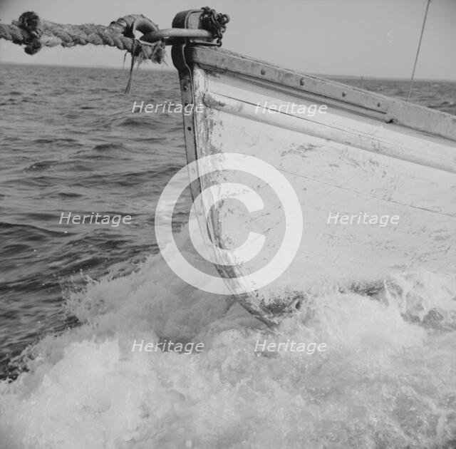 On board the fishing boat Alden out of Gloucester, Massachusetts, 1943. Creator: Gordon Parks.
