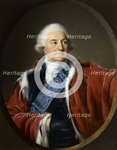 Portrait of Stanislaw II August Poniatowski, King and Grand Duke of the Polish-Lithuanian Commonweal Artist: Vigée-Lebrun, Marie Louise Elisabeth (1755-1842)
