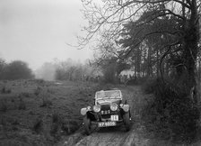 Frazer-Nash TT replica of NV Terry, Sunbac Colmore Trial, near Winchcombe, Gloucestershire, 1934. Artist: Bill Brunell.