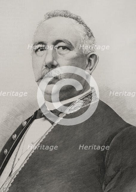 Germán Gamazo Calvo (1840-1901), Spanish liberal politician, 1898. Creator: Benigno Matute Parga.