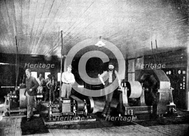 The Buffelsdoorn Mine: Dynamo-Room, 1895. Creator: A. Betton.