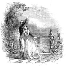 Scene from "The Lady of Lyons" at the Haymarket Theatre, 1845. Creator: Unknown.