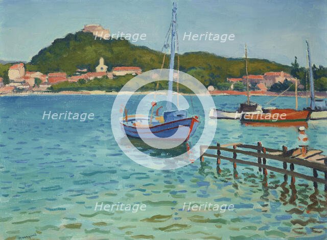 Porquerolles, summer afternoon, 1939. Creator: Marquet, Pierre-Albert (1875-1947).