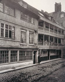 The George Inn, Borough High Street, Southwark, London, 1881. Artist: Henry Dixon