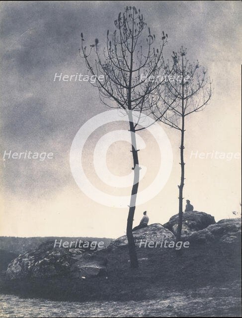 Près de la Caverne, Terrain Brûlé, early 1860s. Creator: Eugène Cuvelier.