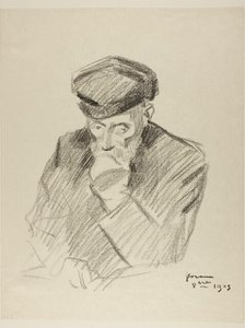 Portrait of Renoir, Fourth Plate, 1905. Creator: Jean Louis Forain.