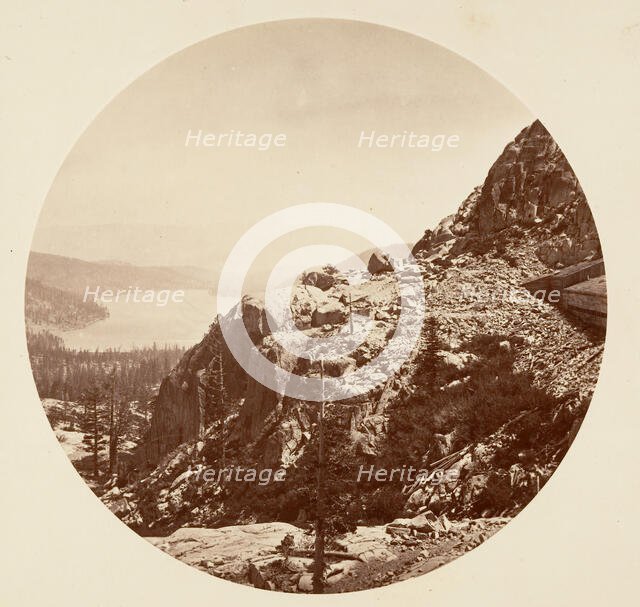 Donner Lake. C. P. R. R, ca. 1878. Creator: Carleton Emmons Watkins.