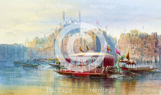 Benares, 1870-1871. Creator: Nicholas Chevalier.